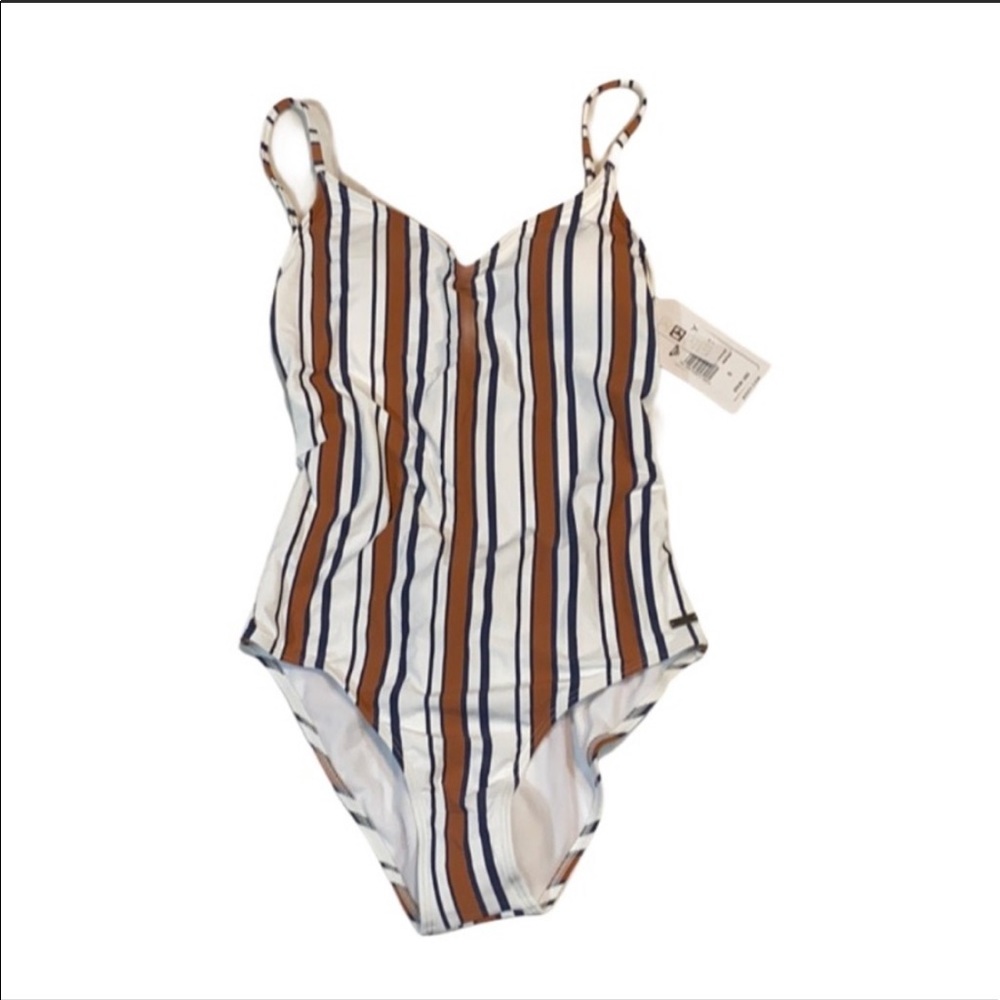 Roxy Striped One Piece Swimsuit